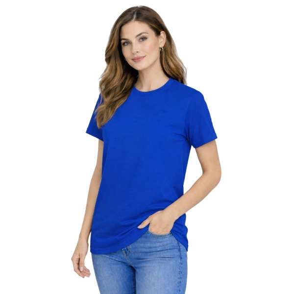 Damska koszulka T-shirt 100% miękka bawełna chabrowa roz. XS